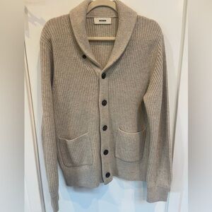 Buck Mason Men’s Cashmere Shawl Cardigan